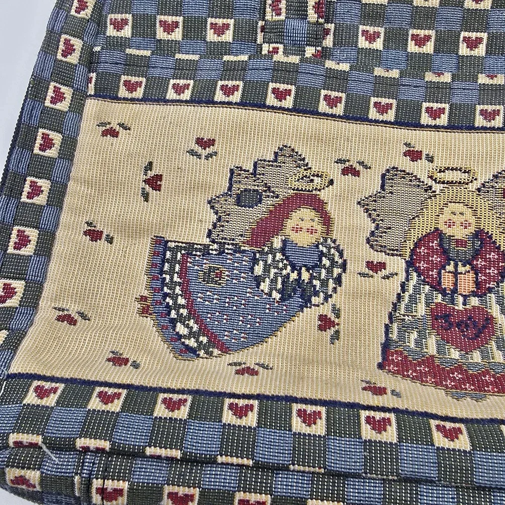 Vintage Country Angel Tapestry Bible Cover Zondervan Gifts